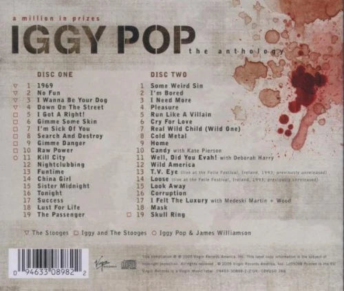 A MILLION IN PRIZES: THE IGGY POP ANTHOLOGY