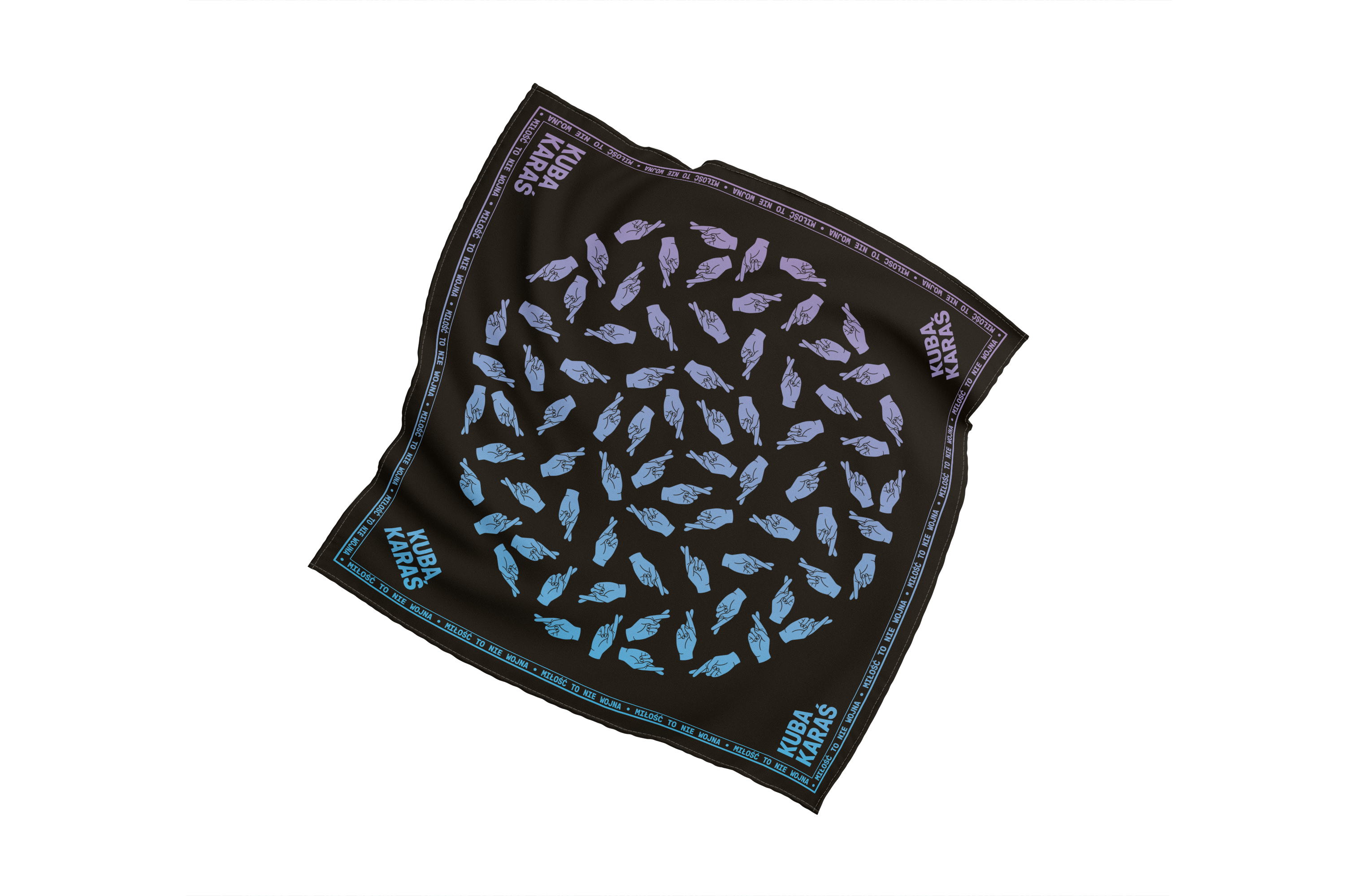 BANDANA "MIŁOŚĆ TO NIE WOJNA"