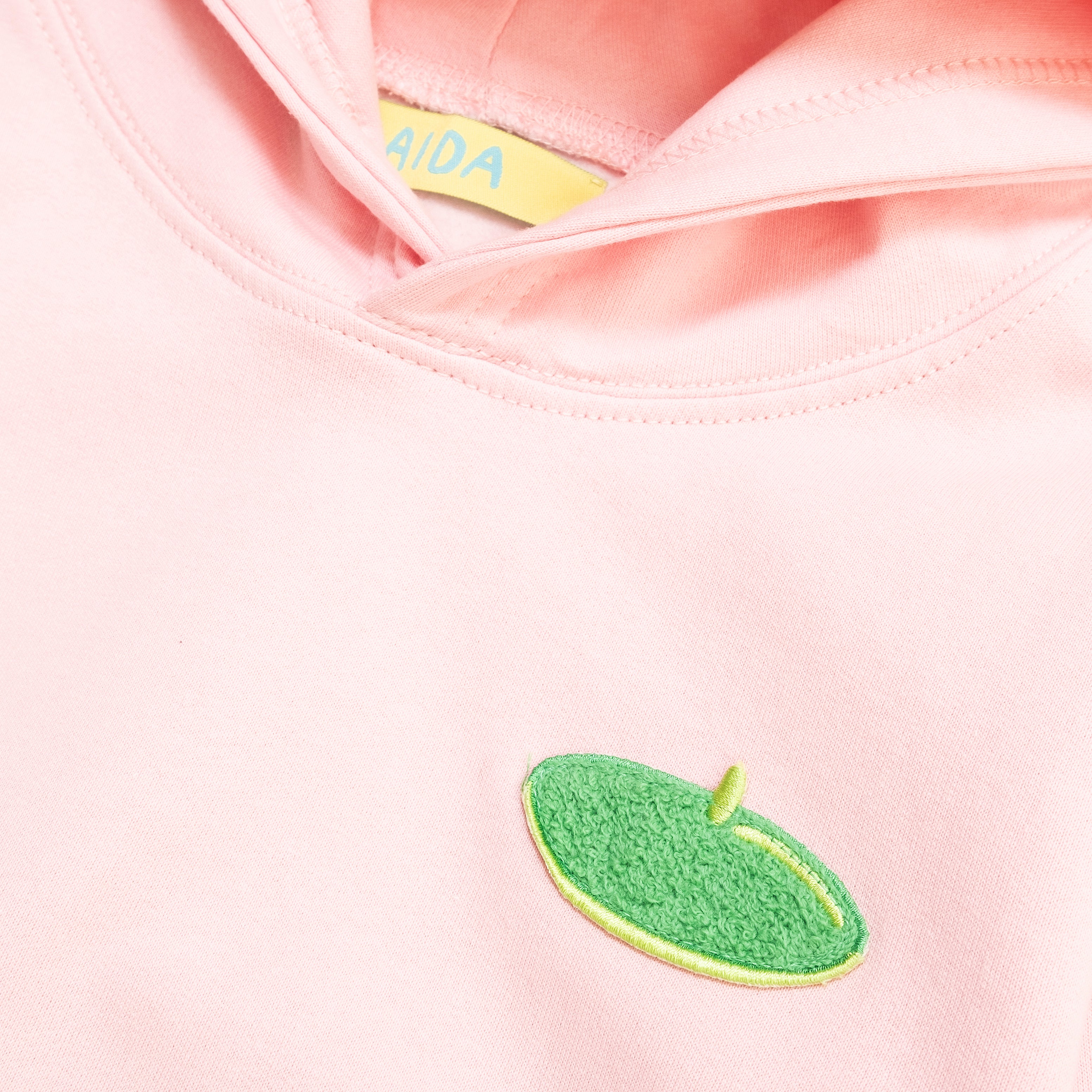 BLUZA DZIECIĘCA Z KAPTUREM - BABY PINK