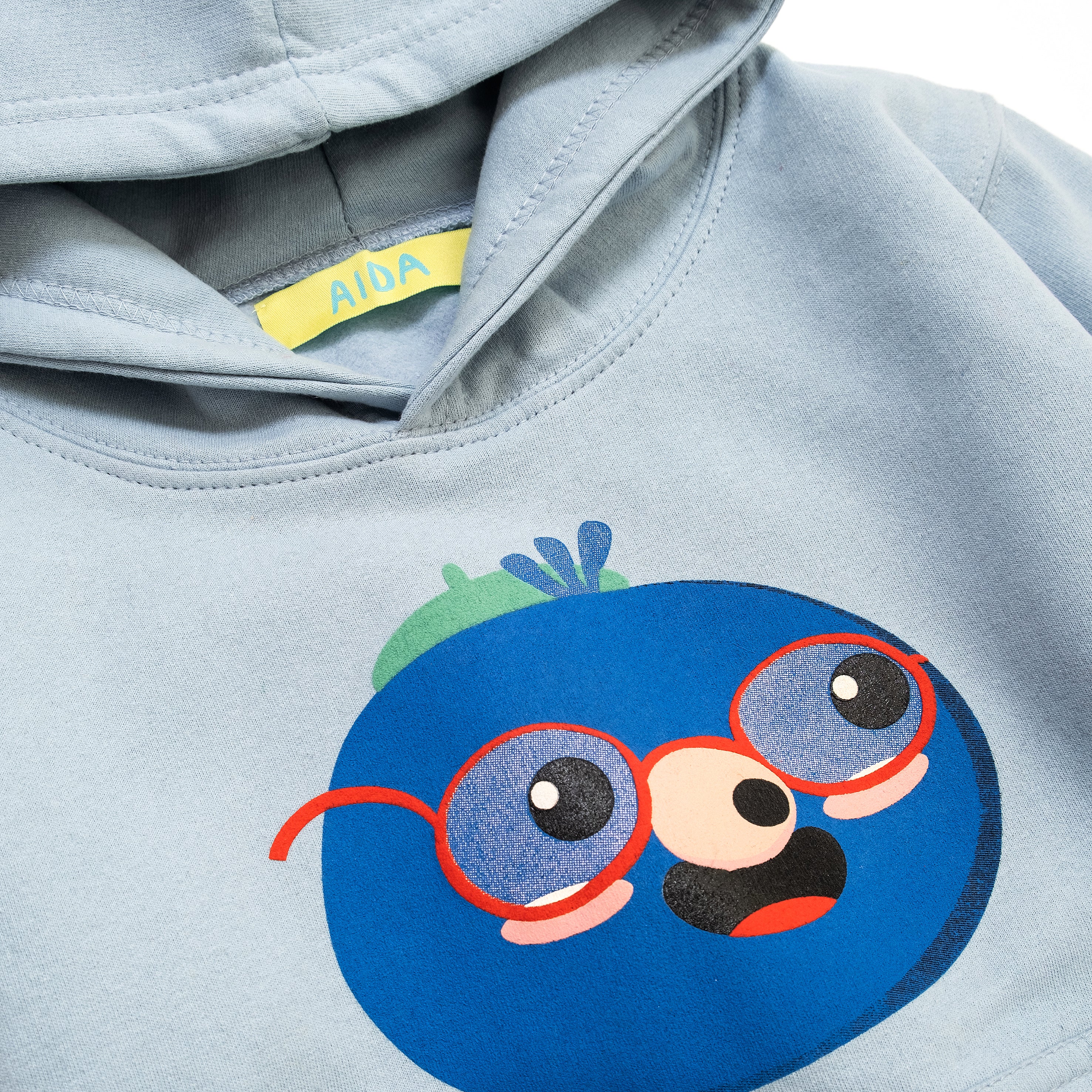 BLUZA DZIECIĘCA Z KAPTUREM - SKY BLUE