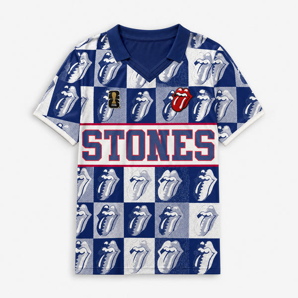 THE ROLLING STONES - THE ROLLING STONES X FIFA WORLD CUP 2026™ CHECKERED JERSEY (MERCH)