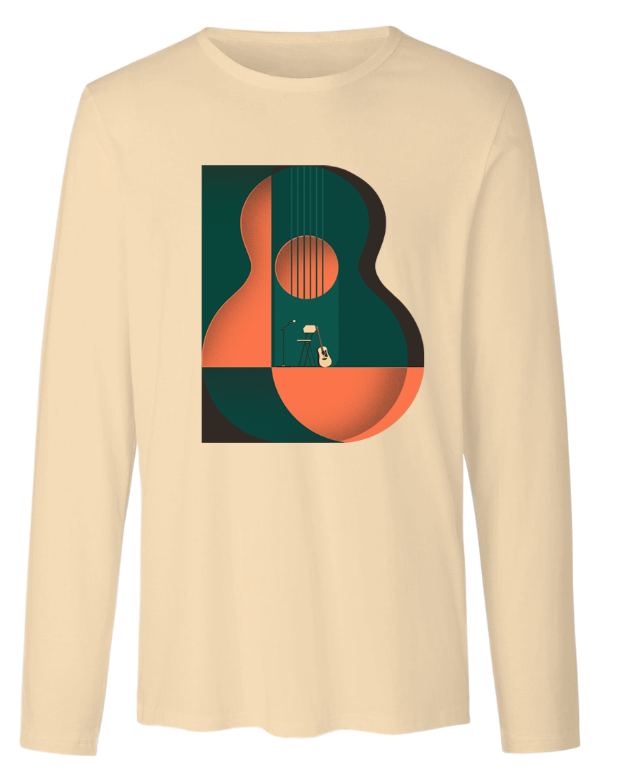 EDYTA BARTOSIEWICZ - LONGSLEEVE BEŻOWY TRASA 2023 GITARA