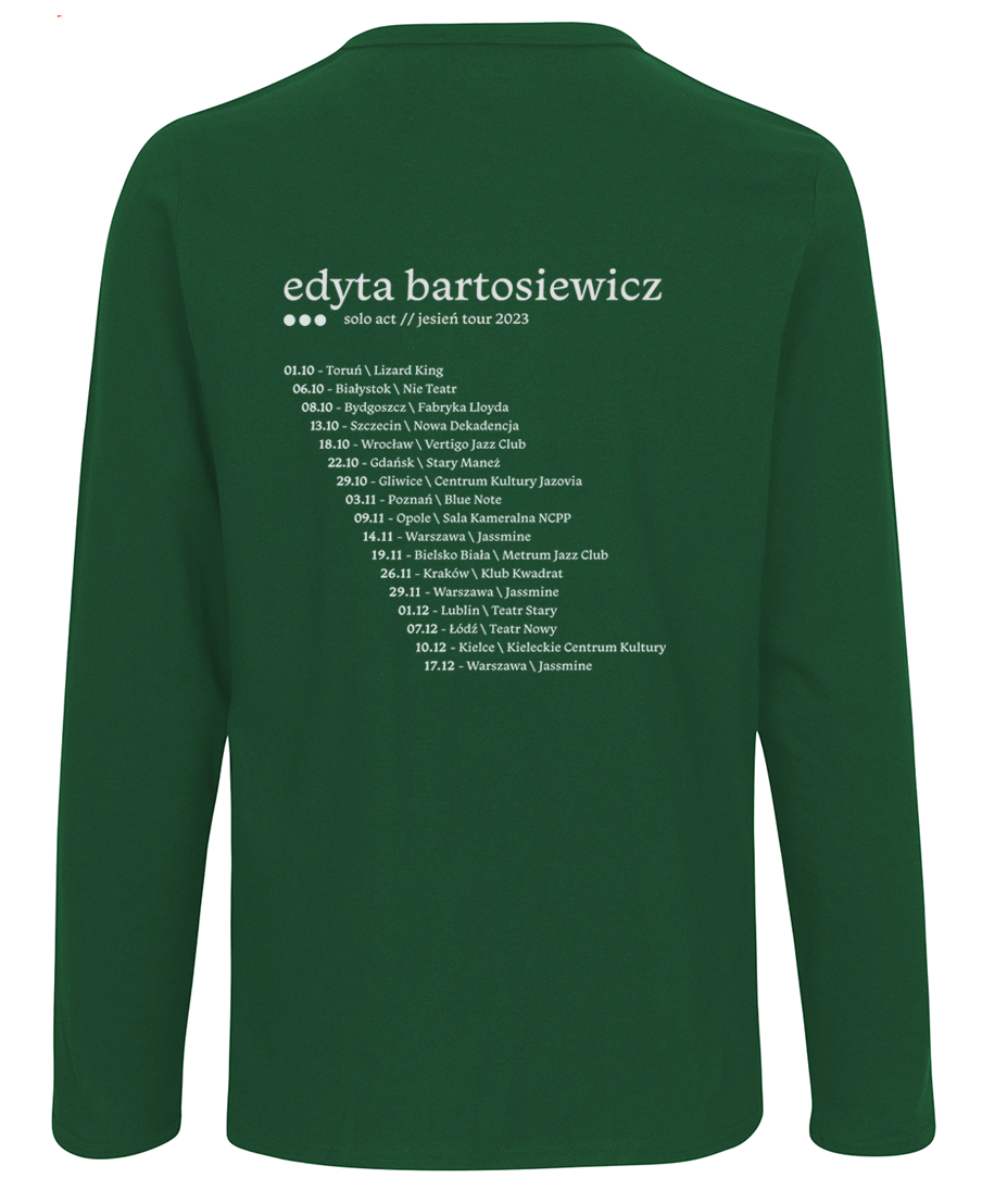 EDYTA BARTOSIEWICZ - LONGSLEEVE ZIELONY TRASA 2023 GITARA