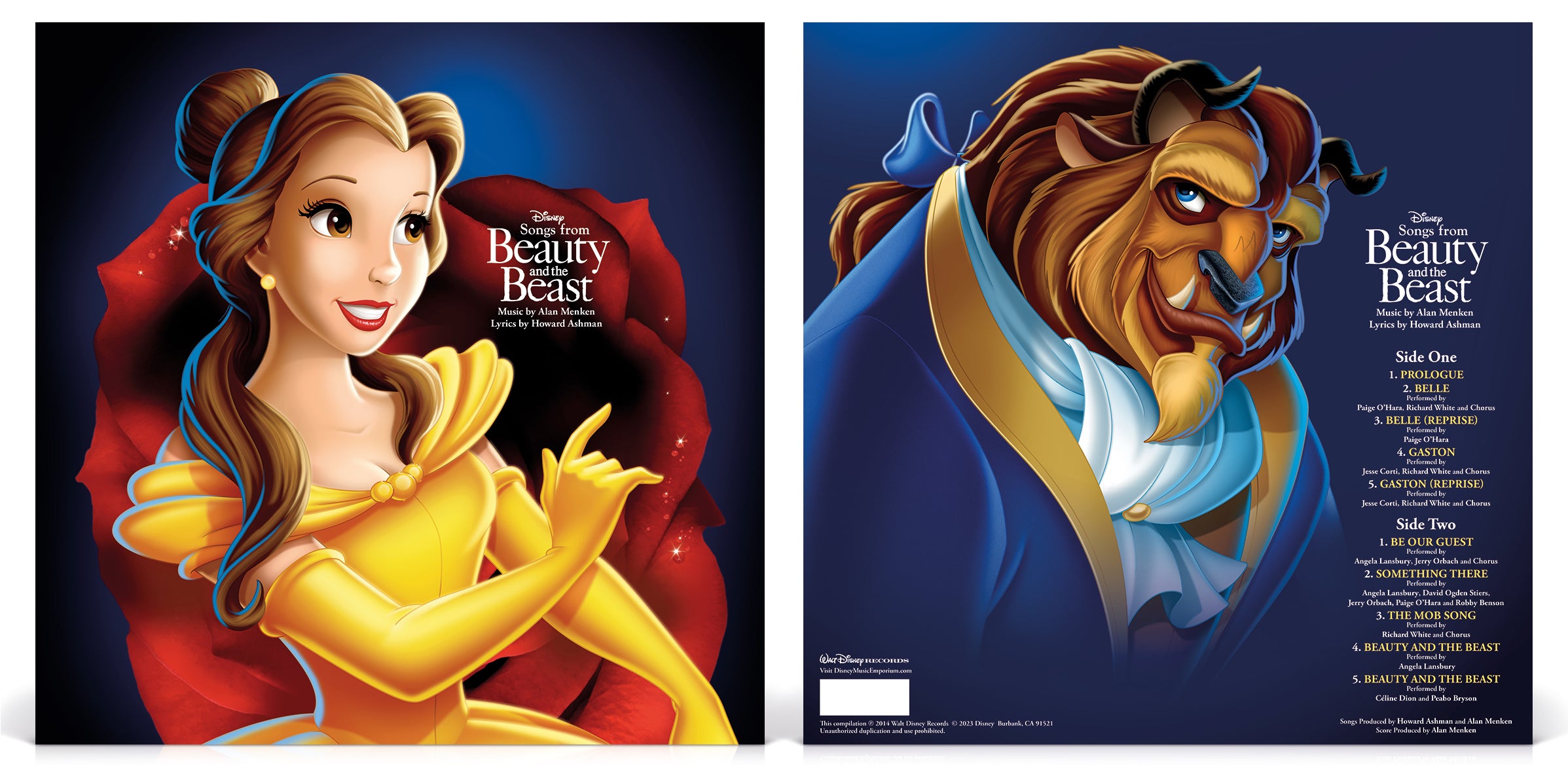 SONGS FROM BEAUTY AND THE BEAST
