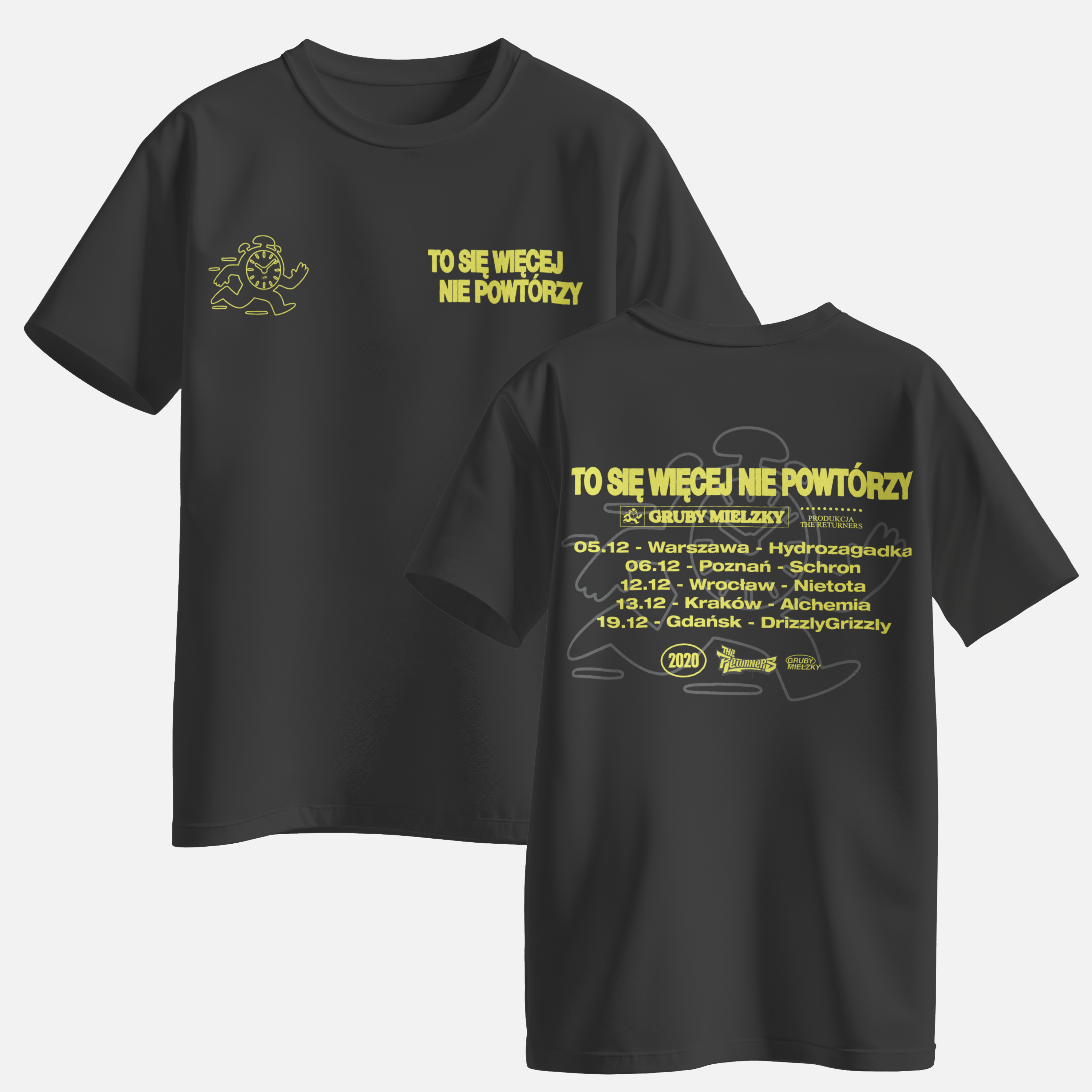 GRUBY MIELZKY - TOUR SIĘ WIĘCEJ NIE POWTÓRZY T-SHIRT