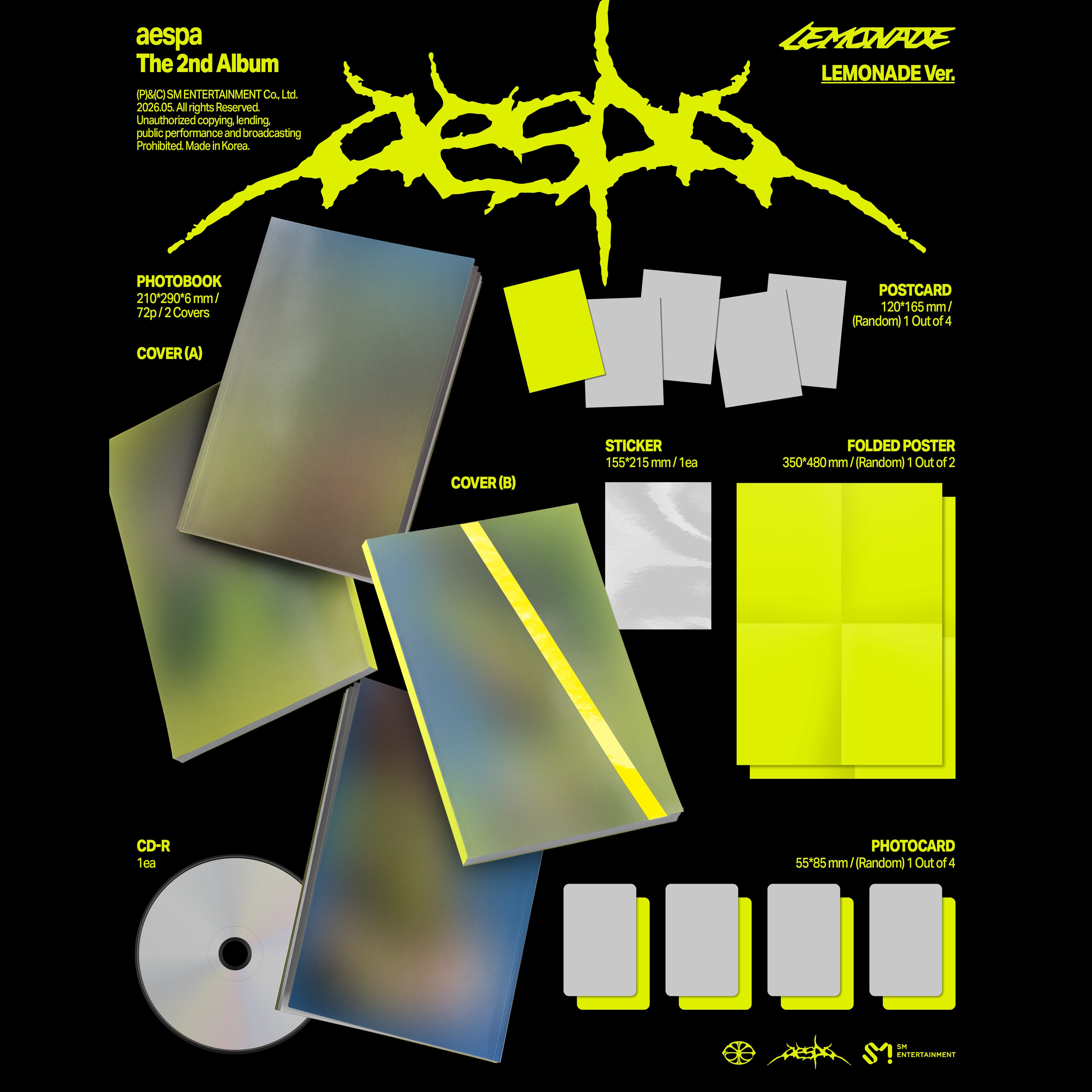 THE 2ND ALBUM 'LEMONADE' (LEMONADE VER.)