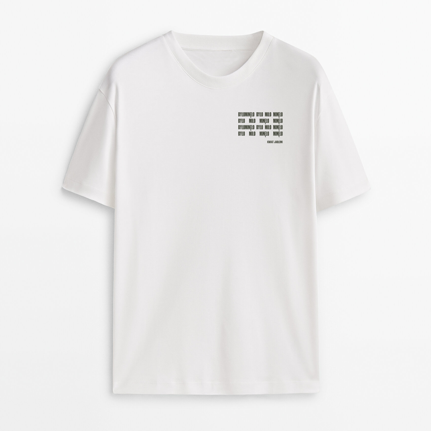 KWIAT JABŁONI - BYŁOMINĘŁO BIAŁY T-SHIRT