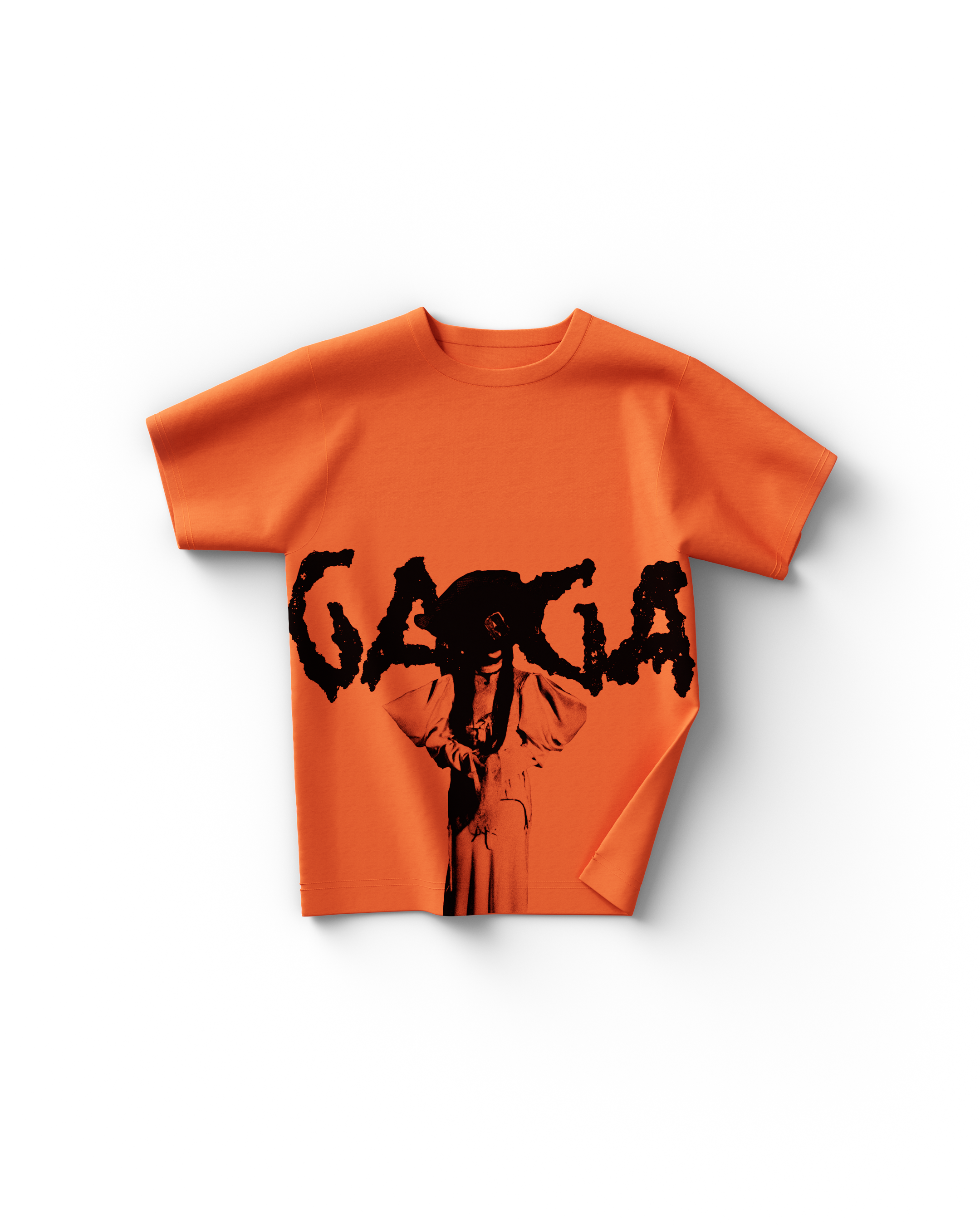 LADY GAGA - ORANGE POSE T-SHIRT