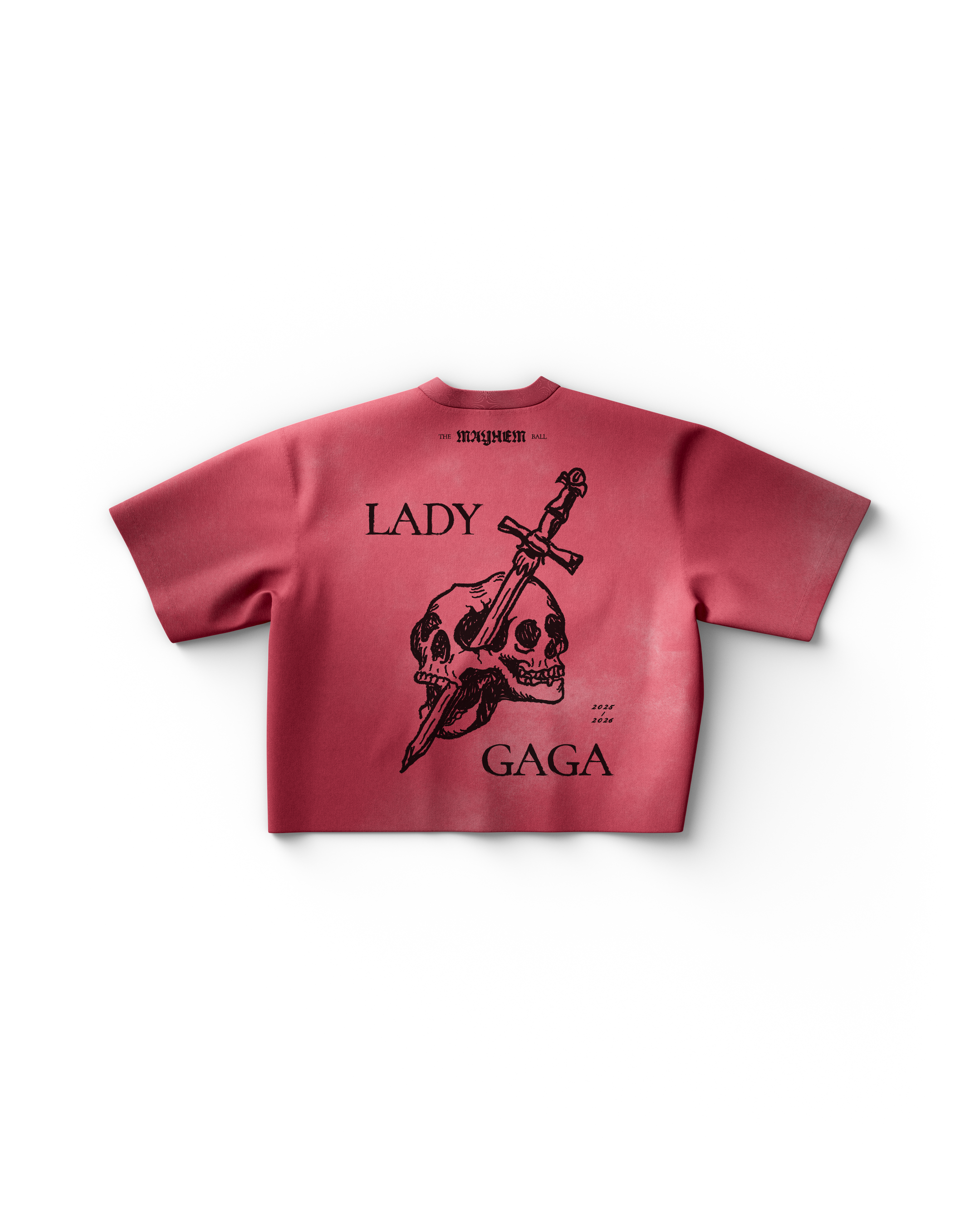 LADY GAGA - SKULL T-SHIRT