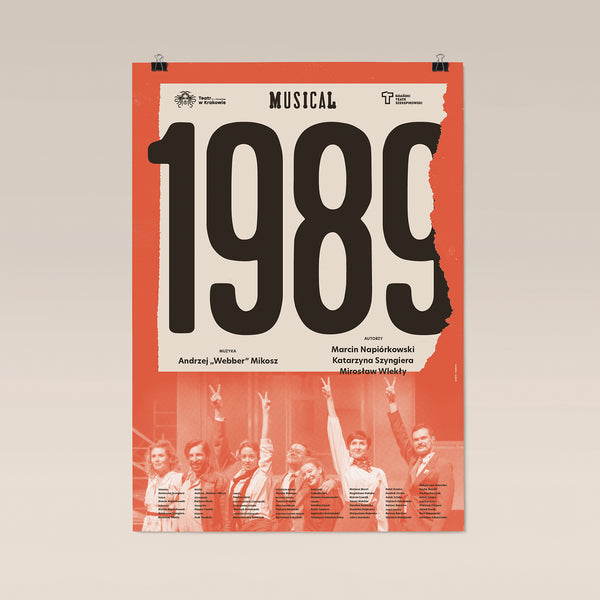1989 - MUSICAL 1989 - PLAKAT (Merch)