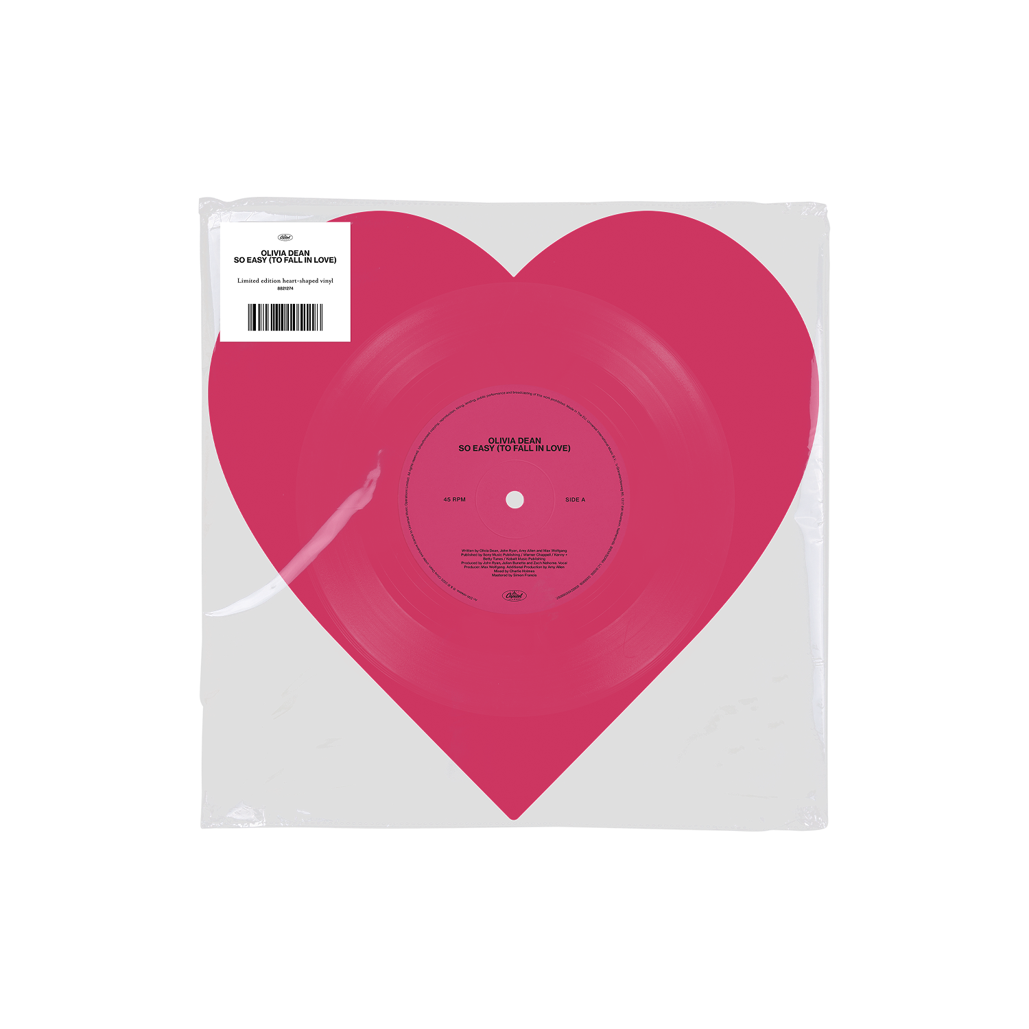 SO EASY (TO FALL IN LOVE)/I'VE SEEN IT HEART SHAPED
