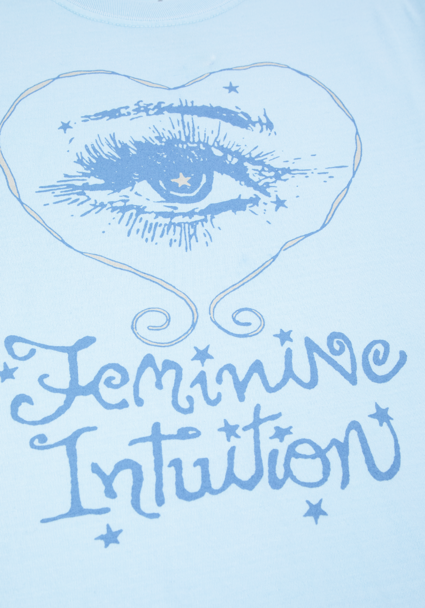 feminine oversized intuition t-shirt