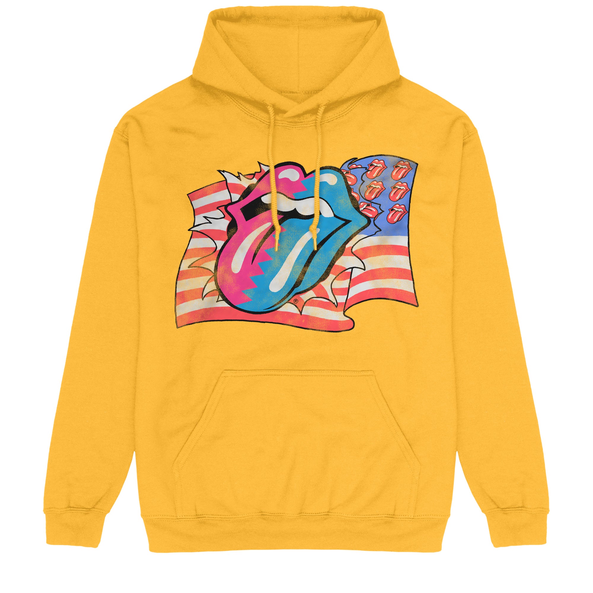 BLUZA Z KAPTUREM THE ROLLING STONES - STEEL WHEELS FLAG