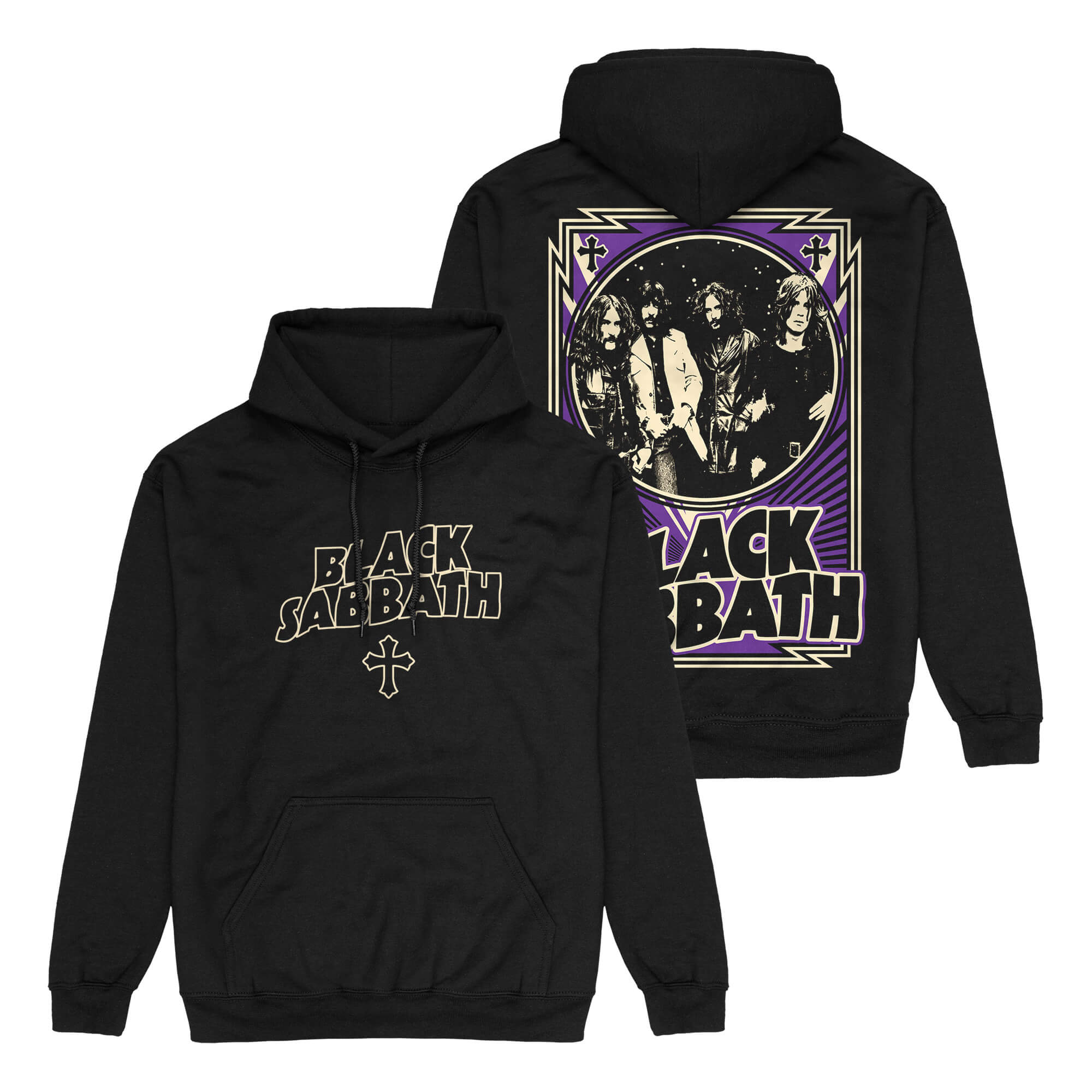 BLUZA Z KAPTUREM BLACK SABBATH - VINTAGE PHOTO CROSS