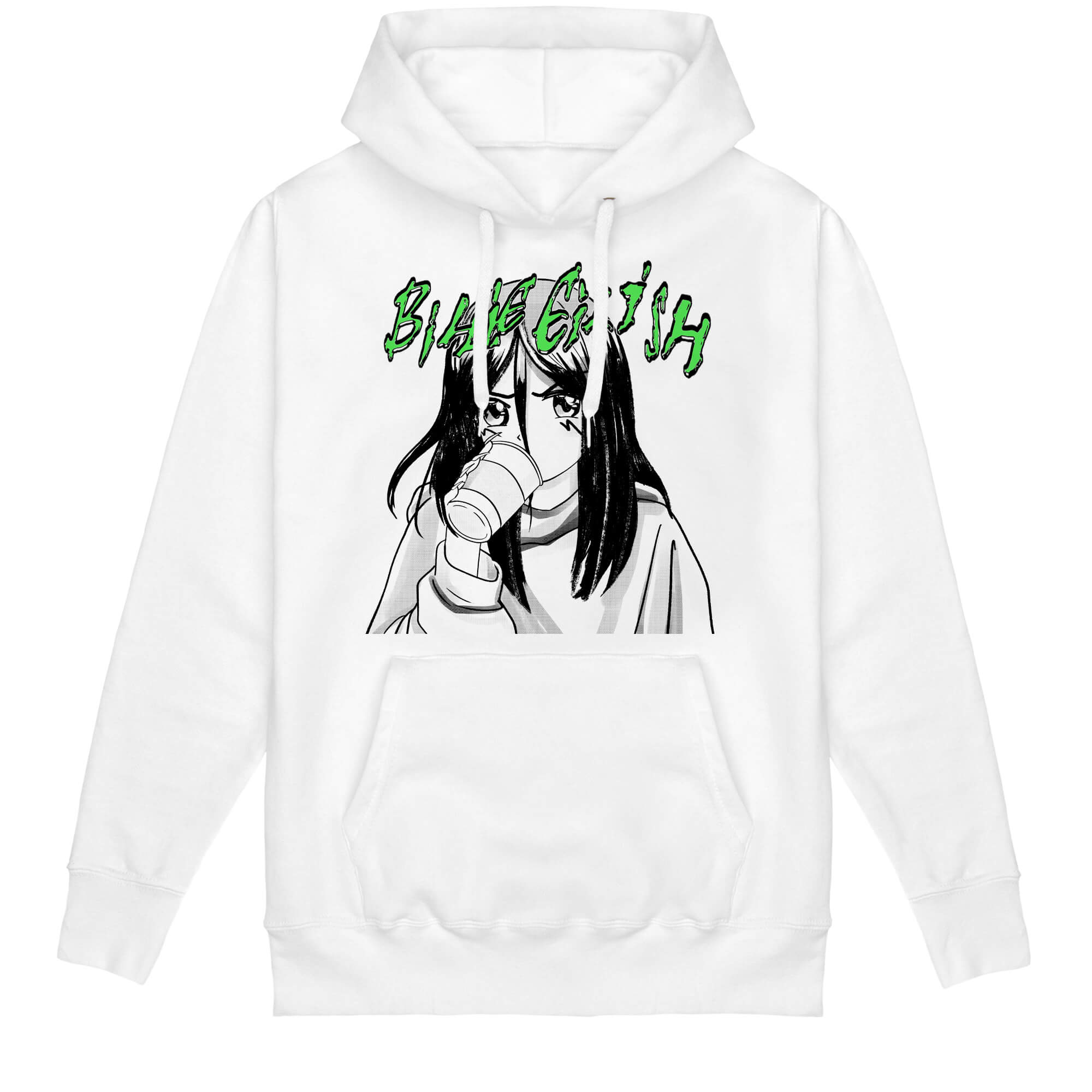 BLUZA Z KAPTUREM BILLIE EILISH - ANIME DRINK