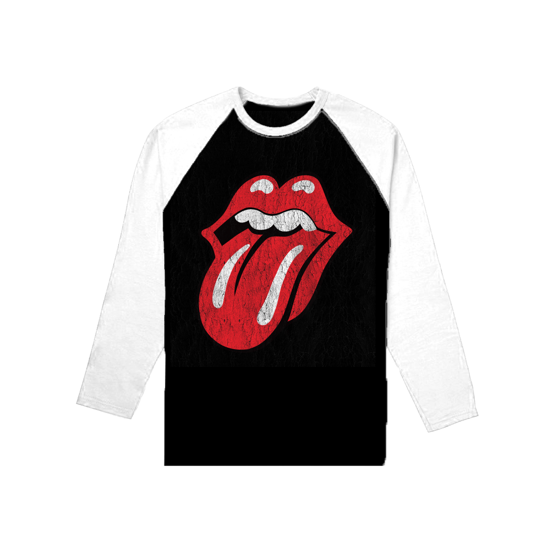 BLUZKA Z DŁUGIM RĘKAWEM THE ROLLING STONES - CLASSIC TONGUE DISTRESSED