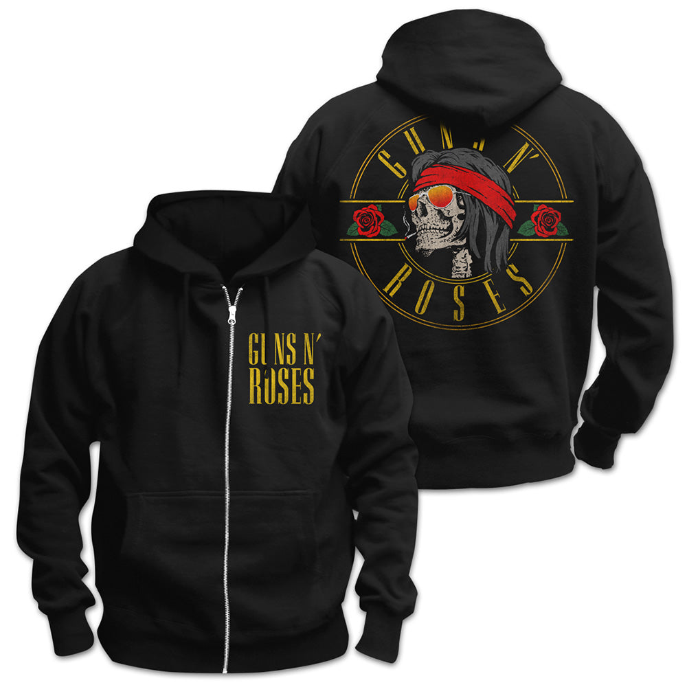 BLUZA Z KAPTUREM GUNS N' ROSES - SKULL N SHADES