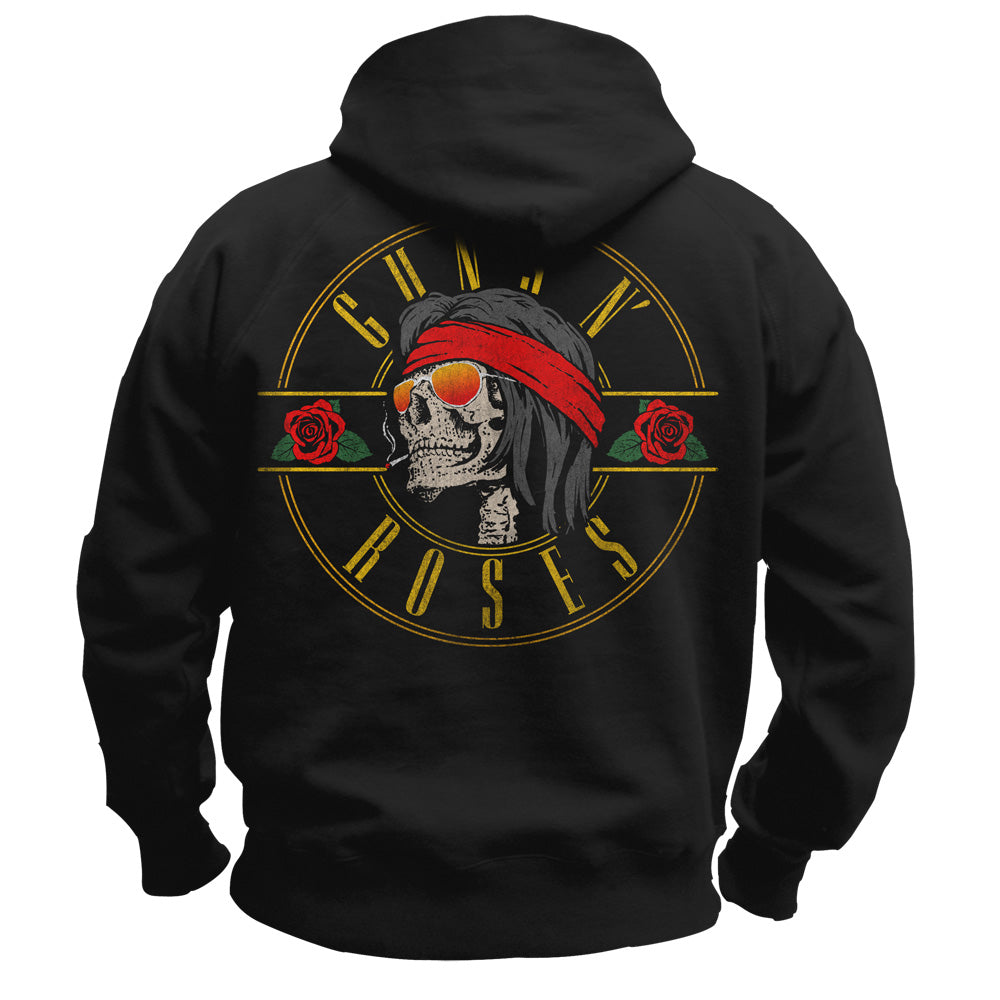 BLUZA Z KAPTUREM GUNS N' ROSES - SKULL N SHADES