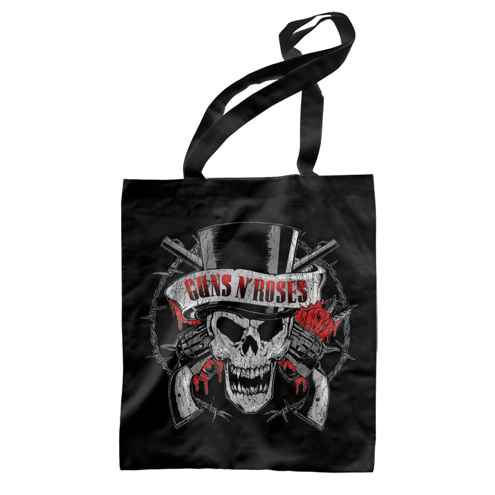 TORBA GUNS N' ROSES - TOP HAT SKULL