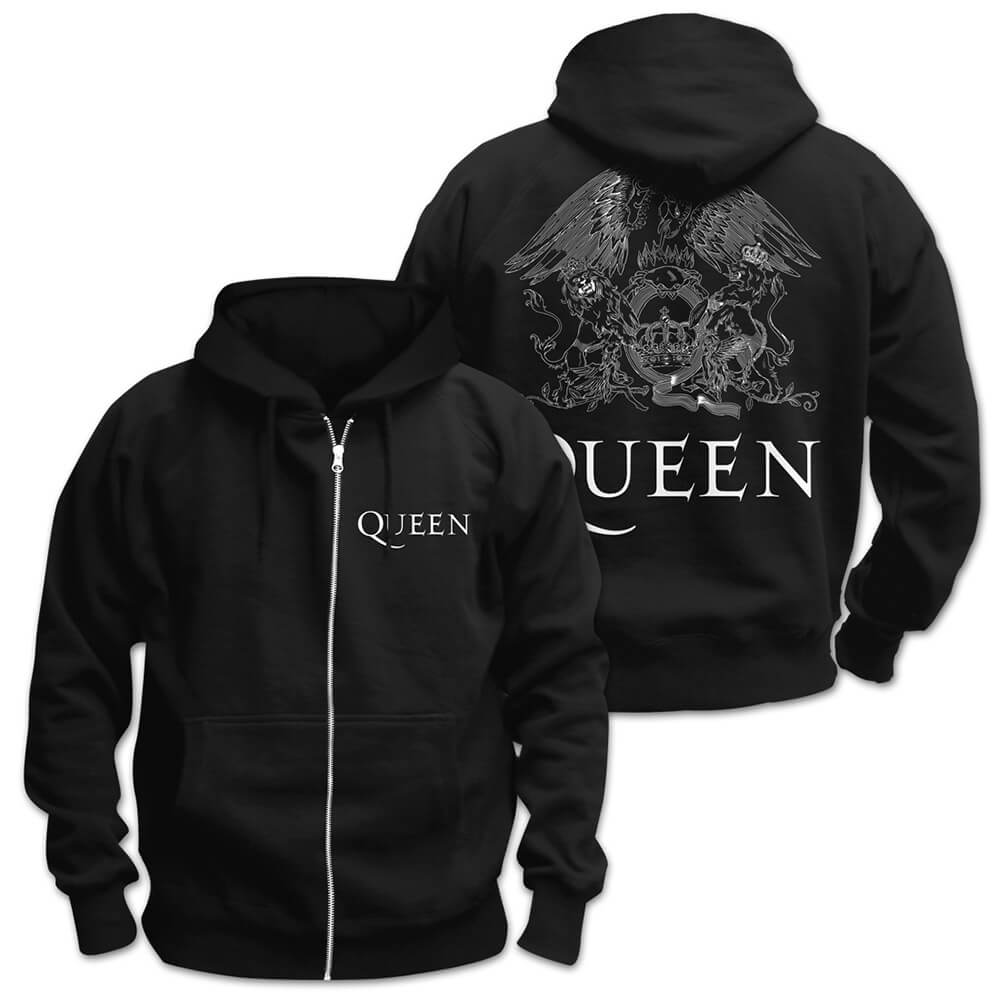 BLUZA Z KAPTUREM QUEEN - CREST LOGO