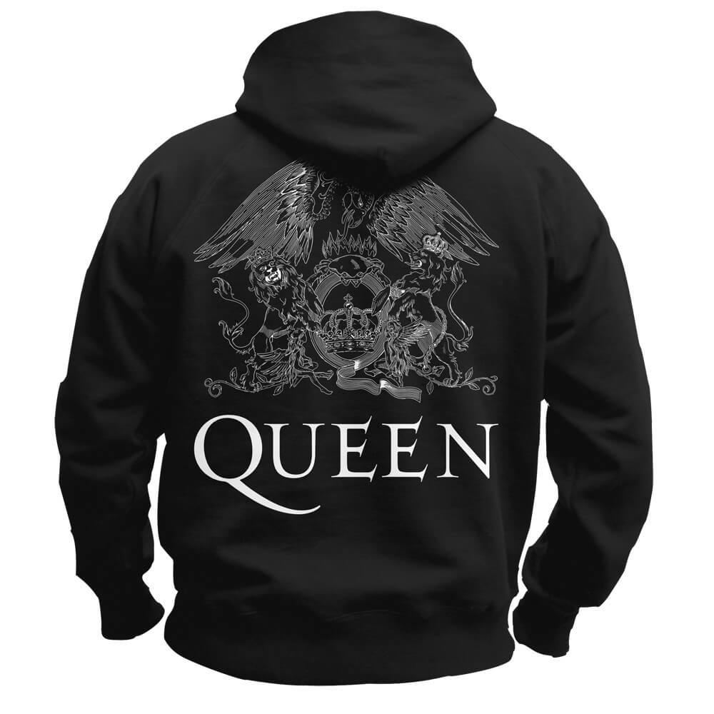 BLUZA Z KAPTUREM QUEEN - CREST LOGO