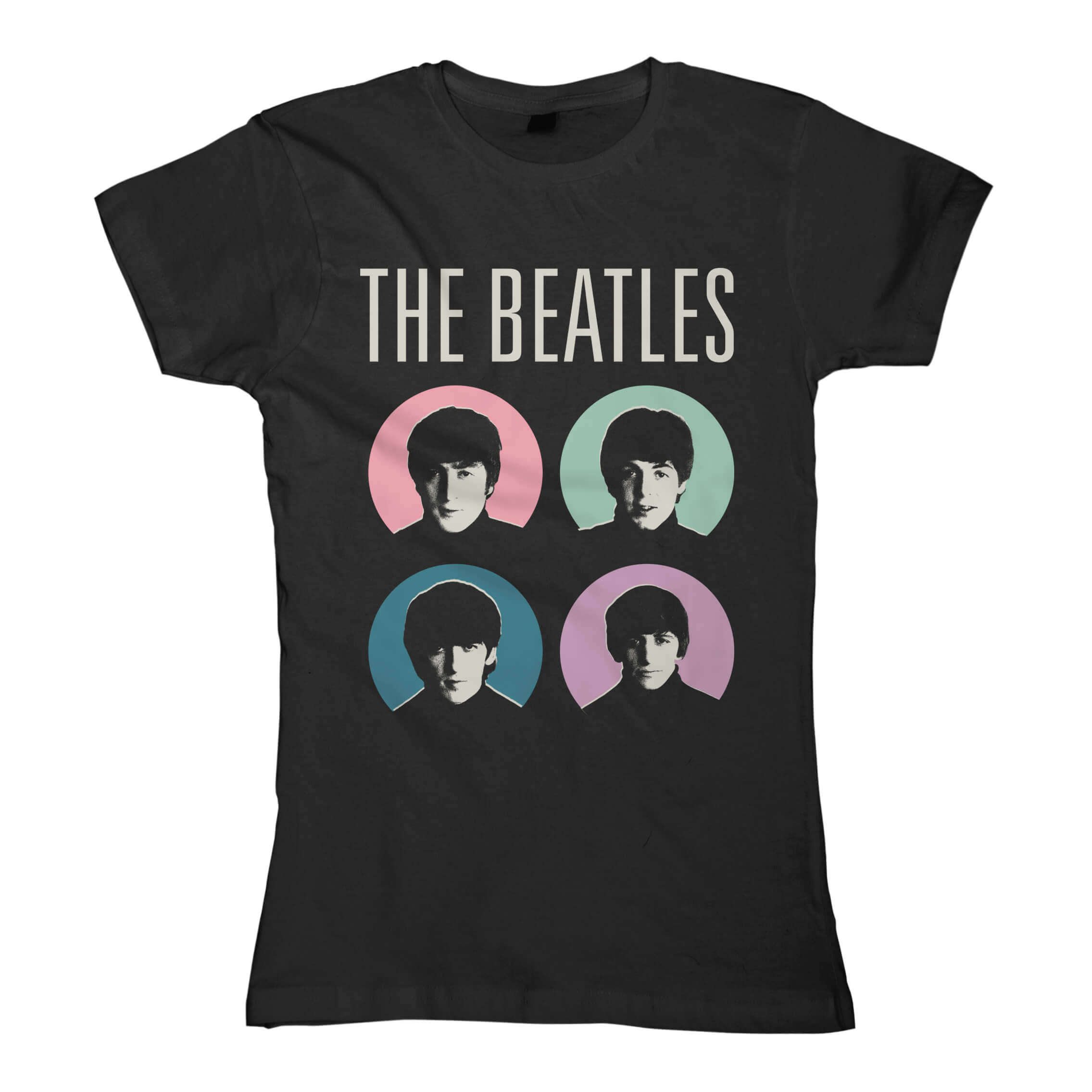 KOSZULKA DAMSKA THE BEATLES - CIRCLE FACES