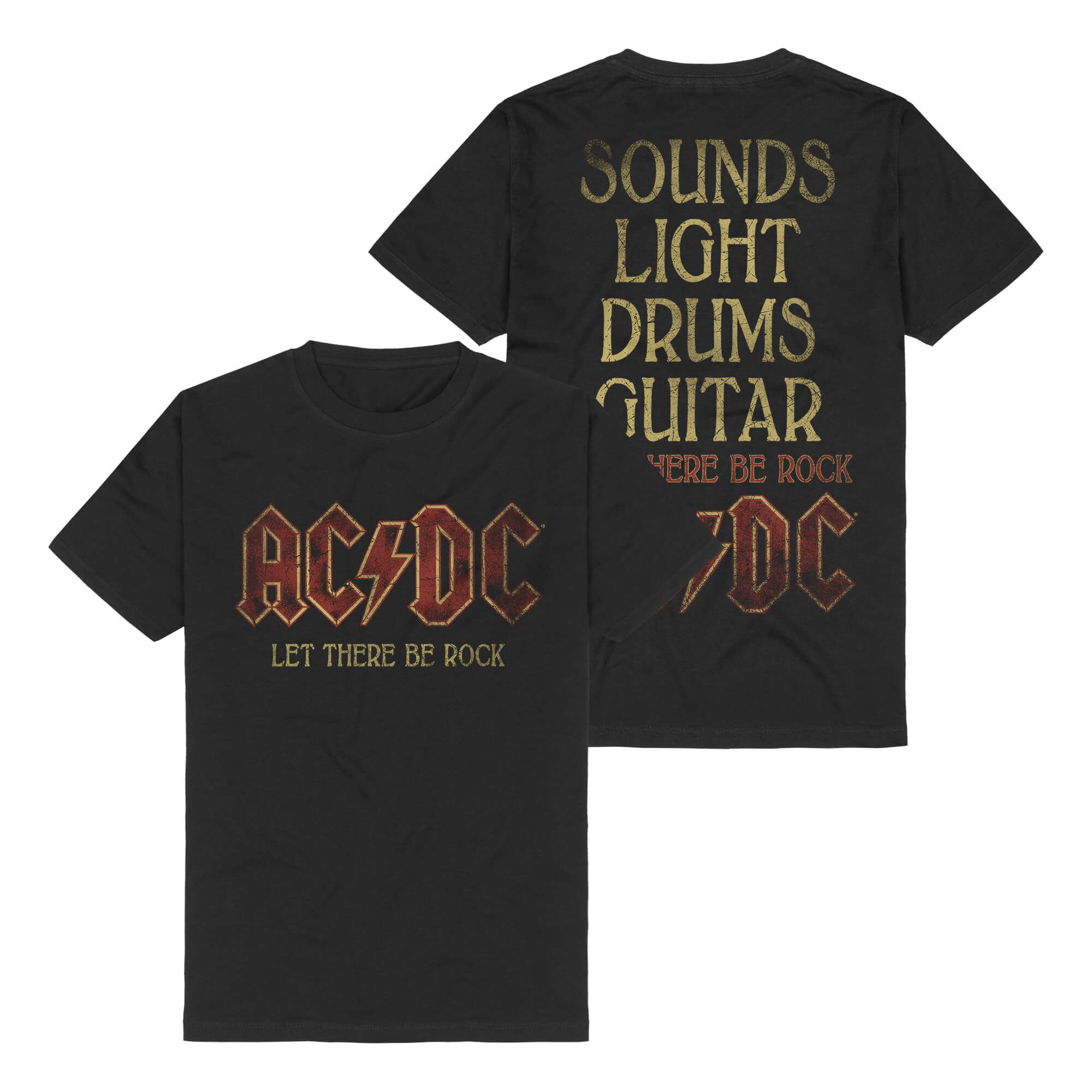 KOSZULKA AC/DC - SOUNDS LIGHT DRUMS GUITAR