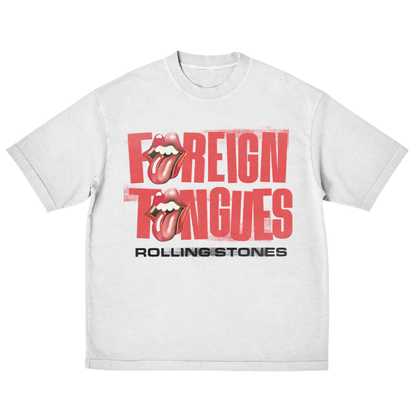 THE ROLLING STONES - FOREIGN TONGUES TONGUE T-SHIRT (MERCH)