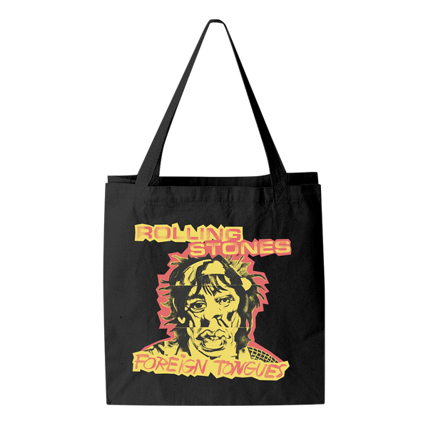THE ROLLING STONES - FOREIGN TONGUES TOTE BAG (MERCH)