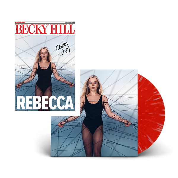 BECKY HILL - REBECCA (LTD. EDITION NUMBERED RED SPLATTER VINYL + PODPISANA KARTKA)