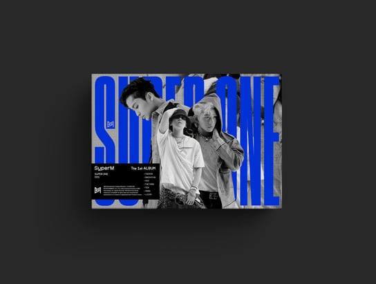 SUPERM THE 1ST ALBUM SUPERM - UNIT B VER. BAEKHYUN, MARK, LUKAS INTERNATIONAL EDITION