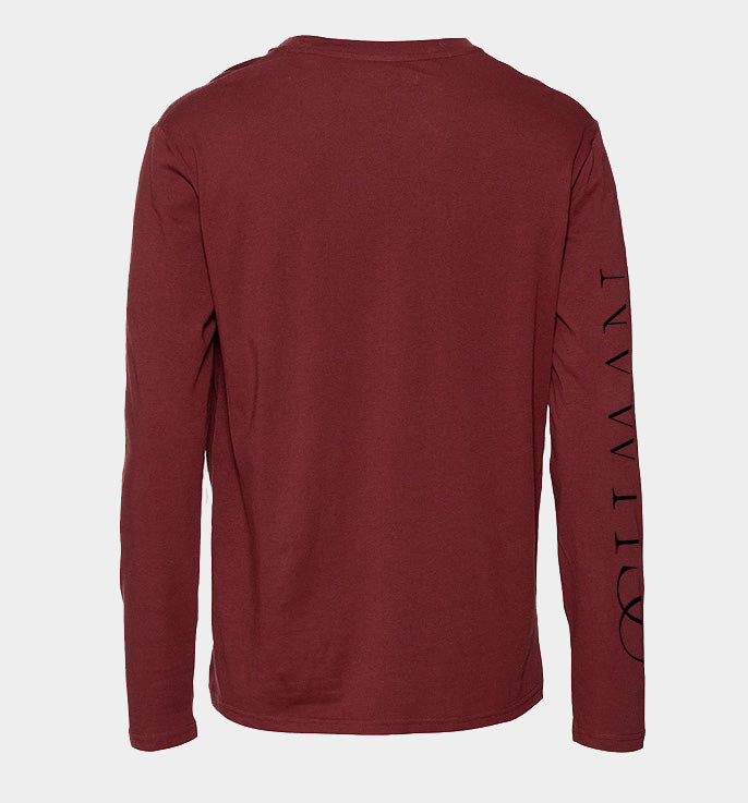 LONGSLEEVE UNISEX BORDOWY - OCHMAN