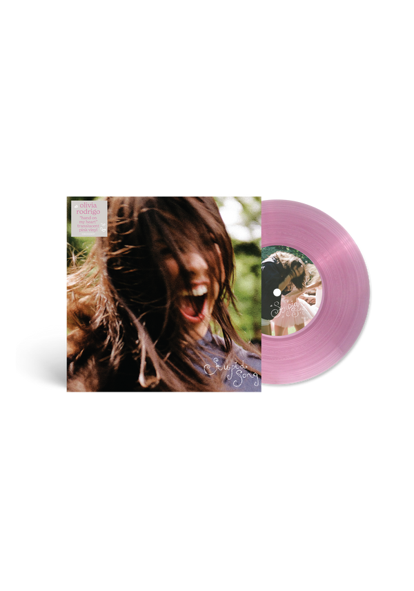 OLIVIA RODRIGO - stupid song ('hand on my heart' translucent pink 7